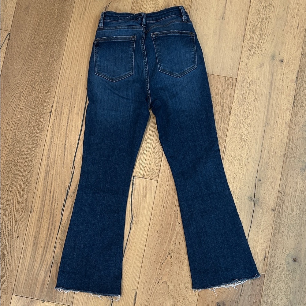 Frame Denim Dark Blue Le Crop Mini Boot - Picture 4 of 4